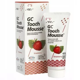   Fogkrém gyerekeknek - GC tésztafog egér 35 ml szamóca fluor nélkül
