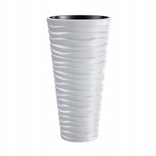  Prosperplast virágcserép 52 cm x 30 x 52 cm átmérőjű 30 cm műanyag fehér