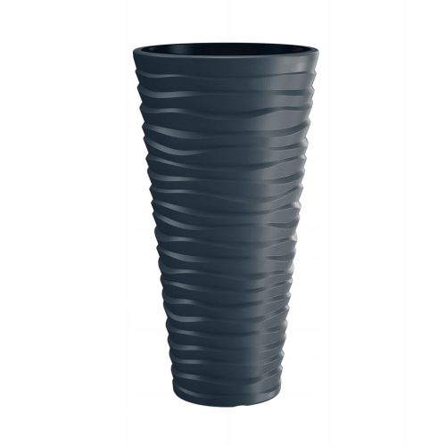  Prosperplast virágcserép 30 cm x 30 x 52 cm átmérőjű 30 cm műanyag fekete