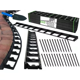   Szegély a kerthez - Mini Eco-Bord Garden E-Permeater 24PCS horgony +ingyenes