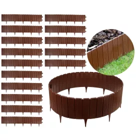   Szegély a kerthez - GARDEN EDGE PALLISADE KERÍTÉS készlet 15x1m