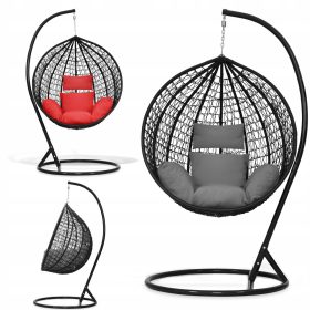  Akasztószék - Hunging székkert hintaszakos kosár Fekete közelében