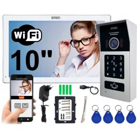   Digitális WiFi videó kaputelefon 5TECH 2 monitor 10'' bi