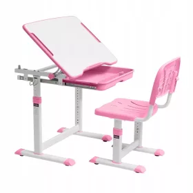   Gyermek íróasztal - Cubby Sorpresa Pink - Állítható íróasztal székkel