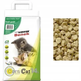   Alom nyulaknak és kis rágcsálóknak - Super Benek Corn Macskaalom Friss fű 14l