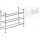  Storage Solutions cipős szekrény 115 x 50 x 23 cm fém
