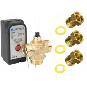    3 UTAS ZÓNA KAPCSOLÓSZELEP 1 hüvelykes AZV 643 DN20 + FELSZERELÉS KÉSZLET