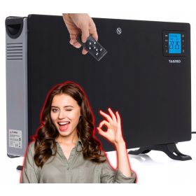 TAGRED 2000 W-os konvektoros fűtés, fekete