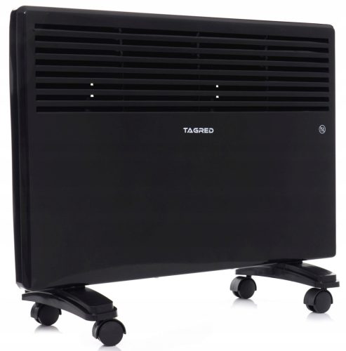 TAGRED 1500 W-os konvektoros fűtőtest, fekete