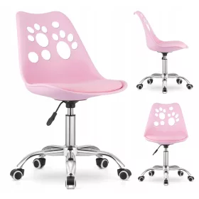 Rosa szék kárpitozott modern bársony