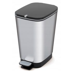   Szemetes szelektált hulladékgyűjtéshez - Kis Chic 30l ezüst szemetes