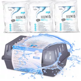   Nedvesség elnyelő - Lafita nedvességelnyelő tartálybetét 900 g + 3× Utántöltő Lafita nedvességelnyelőhöz 900 g