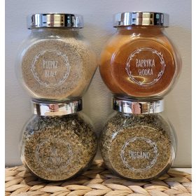   Élelmiszertartó - Fűszermatricák, címkék üvegekhez, 198 db