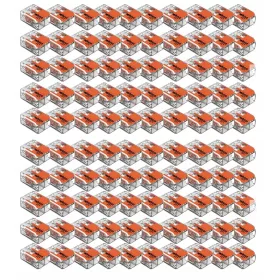 Wago 221-412 gyorscsatlakozók 0,14-4 mm² / 2100 db.