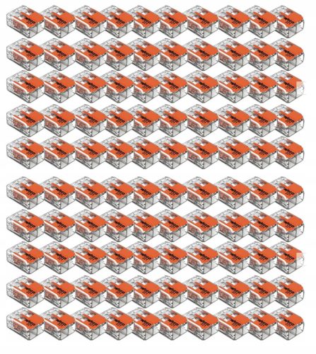 Wago 221-412 gyorscsatlakozók 0,14-4 mm² / 2100 db.