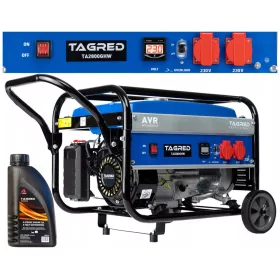 Hordozható egyfázisú Tagred 2800 W-os benzines generátor