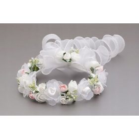  Celebrita koszorús fejpánt, fehér 146
