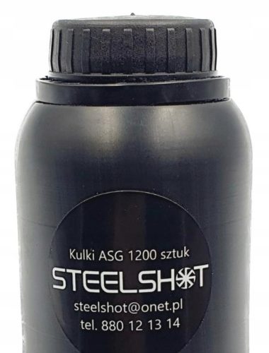 Airsoft labdák - Steelshot ASG acélgolyók 6 mm-es konténer 1200 db