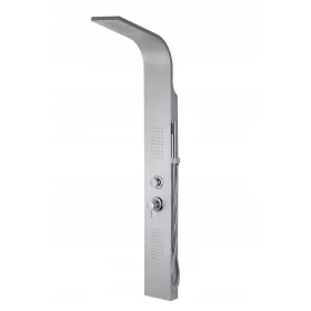 Corsan Alto zuhanypanel hidromasszázzsal, ezüst