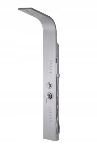 Corsan Alto zuhanypanel hidromasszázzsal, ezüst