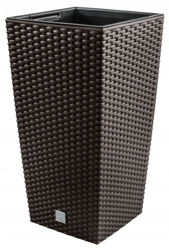  Prosperplast virágcserép 32,5 cm x 32,5 x 61 cm átmérőjű 32,5 cm műanyag barna és bézs árnyalatú