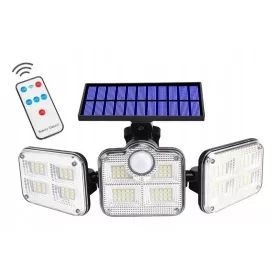    KIMElectro kerti fali lámpa fekete, integrált 50 W LED forrás