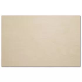 Nyír rétegelt lemez 3mm 1000x600mm osztály 2 CO2 CNC