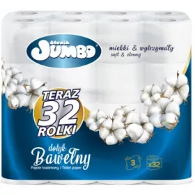   Vécé papír - Elefánt WC -papír Jumbo 32 görgők 3Warstwy
