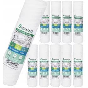   Vízszűrő utántöltés - 10 x vízszűrő 10 '' karakterlánc 10 mikron