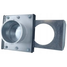 KÉZI fojtószelepes horganyzott szelep Ø100