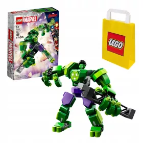    LEGO Super Heroes 762410 LEGO Marvel Hulk mechanikus páncélja 76241 + LEGO 6315786 VP PAPÍRTÁSKA KIS S 24X18X8