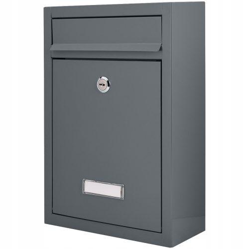 Postaláda - Euro-box levélszekrény, Sevico újságmagazinnal, szürke árnyalatokkal