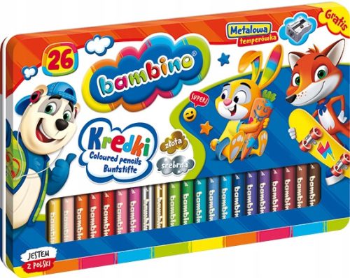 Ceruzák - BAMBINO zsírkréták 26 SZÍN