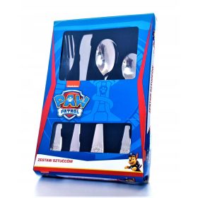   Gyermek evőeszközök - Egy evőeszköz -készlet gyermekeknek járőr 4el.