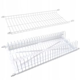   Edény szárító - Direcarista az edényekhez fehér szárítóhoz 80 keret nélkül