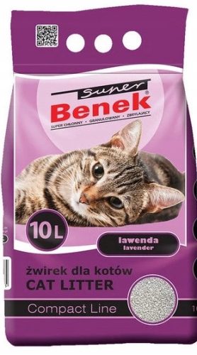 Alom nyulaknak és kis rágcsálóknak - Macska kavicsos szuper benek kompakt lavenda 10l