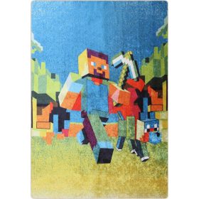   Gyermek szőnyeg - Puffadt gyerekek 120x180 cm szőnyeg robot játszik Hall Hit !!!