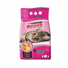   Alom nyulaknak és kis rágcsálóknak - Super Benek Compact alom Citrus Freshness 10L