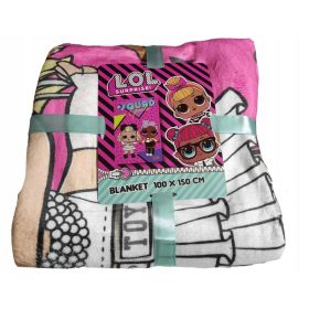   Baba takaró - Lol meglepetés Kocyk puha sarki takaró 100x150