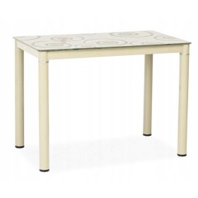  Signal téglalap alakú asztal 100 x 60 x 75 cm krém