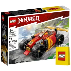    LEGO Ninjago Kaia EVO 71780 nindzsa versenyautó + LEGO papírtáska