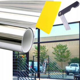   Ablakfólia - Egyirányú tükörfólia, készen, 300 x 75 cm