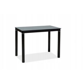  Jelző téglalap alakú asztal 100 x 60 x 75 cm fekete