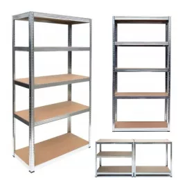   K&M fém raktári polc 180 x 90 x 40 cm max 175 kg polconként