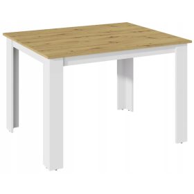    Matkam Kongo téglalap alakú asztal 120 x 80 x 75 cm, kézműves tölgy