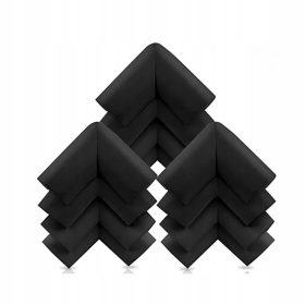   Gyermekbiztonsági biztosítás - Hab sarokvédelem fekete 12 darab