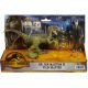 Mattel Jurassic World Dr. készlet Ian Malcolm&Velociraptor 6 db.
