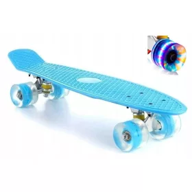   Gördeszka gyerekeknek - Zseblámpás gördeszkás táblák LED kerekek 55 cm!