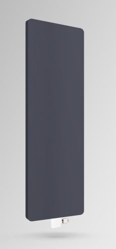  Dekoratív lapos függőleges radiátor. 1600x600 antracit