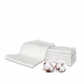   Textil pelenka - Plumeri musline pelenkák fehér 5 db 70x70 cm